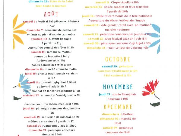 PROGRAMME ESTIVAL SERRALONGUE
